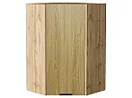 Шкаф верхний угловой Евро Дуб песочный/Дуб Вотан 920*600*600