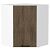 Шкаф верхний угловой Флэт Brown Casella Oak 2S/Белый 716*600*600