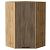 Шкаф верхний угловой Флэт Brown Casella Oak 2S/Дуб Вотан 920*600*600