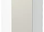 Шкаф верхний угловой Флэт Cashmere In 2S/Белый 920*600*600