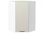 Шкаф верхний угловой Флэт Cashmere In 2S/Белый 920*600*600
