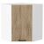 Шкаф верхний угловой Флэт Natural Casella Oak 2S/Белый 716*600*600
