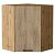 Шкаф верхний угловой Флэт Natural Casella Oak 2S/Дуб Вотан 716*600*600
