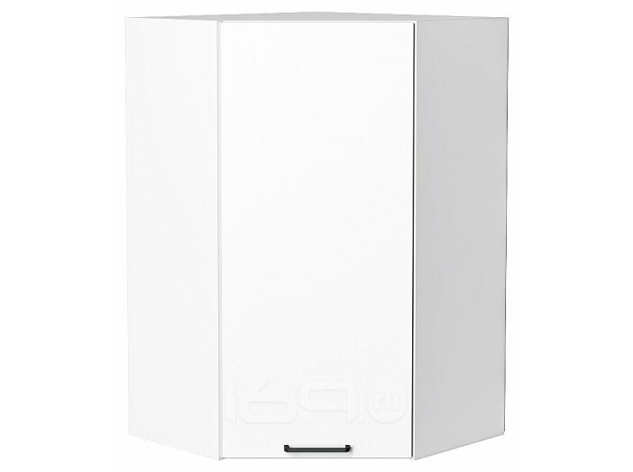 Шкаф верхний угловой Флэт White In 2S/Белый 920*600*600