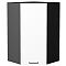 Шкаф верхний угловой Флэт White In 2S/Graphite 920*600*600 Шкаф верхний угловой Флэт White In 2S/Graphite 920*600*600