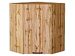 Шкаф верхний угловой Флэт Wotan Oak 2S/Дуб Вотан 716*600*600