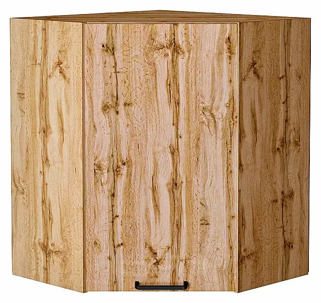 Шкаф верхний угловой Флэт Wotan Oak 2S/Дуб Вотан 716*600*600