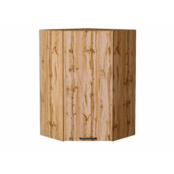 Шкаф верхний угловой Флэт Wotan Oak 2S/Дуб Вотан 920*600*600