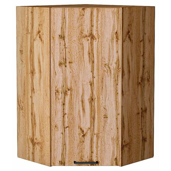 Шкаф верхний угловой Флэт Wotan Oak 2S/Дуб Вотан 920*600*600