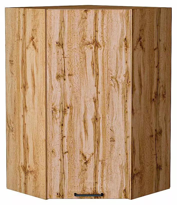 Шкаф верхний угловой Флэт Wotan Oak 2S/Дуб Вотан 920*600*600