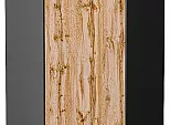 Шкаф верхний угловой Флэт Wotan Oak 2S/Graphite 920*600*600