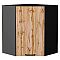 Шкаф верхний угловой Флэт Wotan Oak 2S/Graphite 716*600*600 Шкаф верхний угловой Флэт Wotan Oak 2S/Graphite 716*600*600