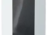 Шкаф верхний угловой Фьюжн Anthracite Белый 716*600*600