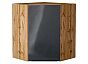 Шкаф верхний угловой Фьюжн Anthracite Дуб Вотан 716*600*600