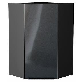 Шкаф верхний угловой Фьюжн Anthracite Graphite 920*600*600