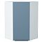 Шкаф верхний угловой Фьюжн Silky Blue Белый 920*600*600 Шкаф верхний угловой Фьюжн Silky Blue Белый 920*600*600