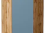 Шкаф верхний угловой Фьюжн Silky Blue Дуб Вотан 920*600*600