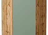 Шкаф верхний угловой Фьюжн Silky Mint Дуб Вотан 716*600*600