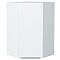 Шкаф верхний угловой Фьюжн Silky White Белый 920*600*600 Шкаф верхний угловой Фьюжн Silky White Белый 920*600*600