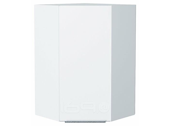 Шкаф верхний угловой Фьюжн Silky White Белый 920*600*600