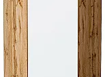 Шкаф верхний угловой Фьюжн Silky White Дуб Вотан 920*600*600