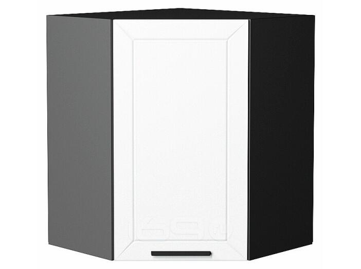 Шкаф верхний угловой Глетчер Айленд Силк Graphite 716*600*600