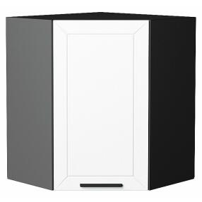 Шкаф верхний угловой Глетчер Айленд Силк Graphite 716*600*600