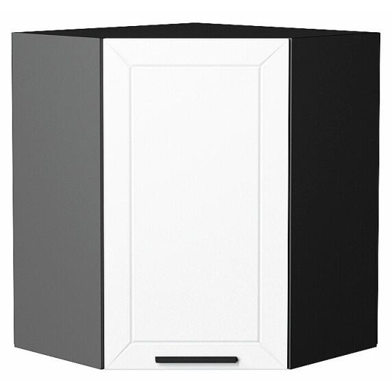 Шкаф верхний угловой Глетчер Айленд Силк Graphite 716*600*600