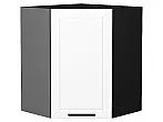 Шкаф верхний угловой Глетчер Айленд Силк Graphite 716*600*600