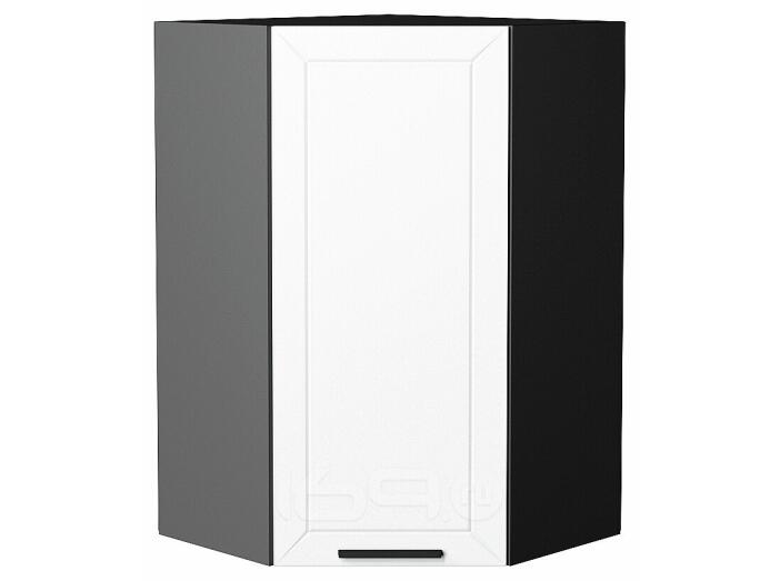 Шкаф верхний угловой Глетчер Айленд Силк Graphite 920*600*600