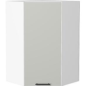 Шкаф верхний угловой Лайт Special Grey/Белый 920*600*600