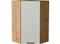 Шкаф верхний угловой Лайт Special Grey/Дуб Вотан 920*600*600