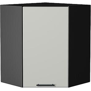 Шкаф верхний угловой Лайт Special Grey/Graphite 716*600*600