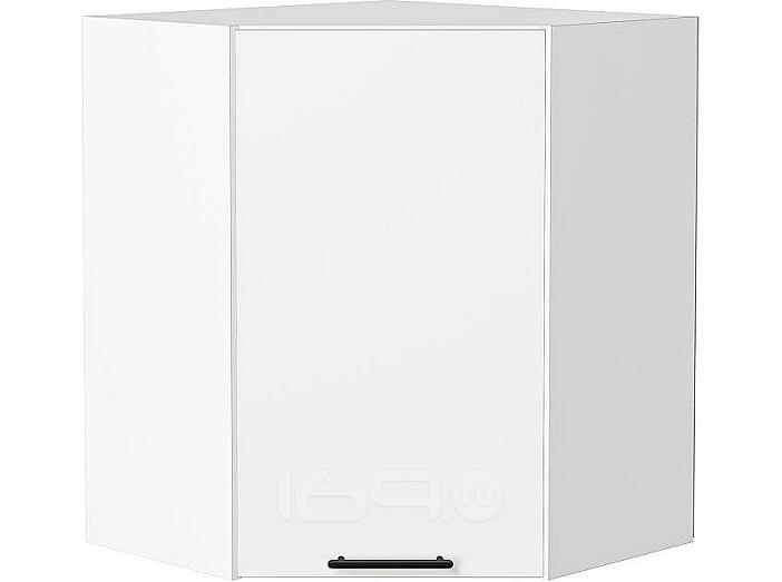 Шкаф верхний угловой Лайт Special White/Белый 716*600*600
