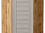 Шкаф верхний угловой Лофт Cappuccino Veralinga Дуб Вотан 920*600*600