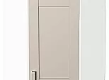 Шкаф верхний угловой Лофт Cream Silk/Белый 716*600*600
