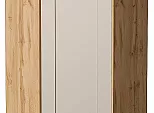 Шкаф верхний угловой Лофт Cream Silk/Дуб Вотан 920*600*600