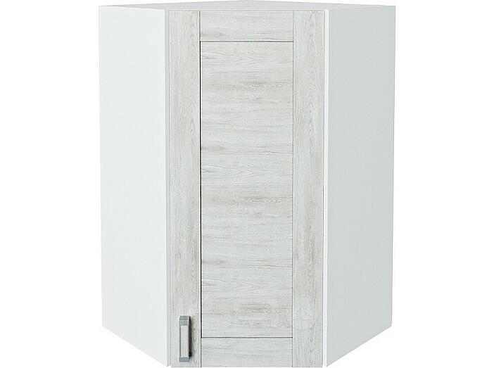 Шкаф верхний угловой Лофт Nordic Oak/Белый 920*600*600