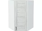 Шкаф верхний угловой Лофт Nordic Oak/Белый 920*600*600