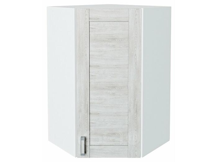 Шкаф верхний угловой Лофт Nordic Oak/Белый 920*600*600