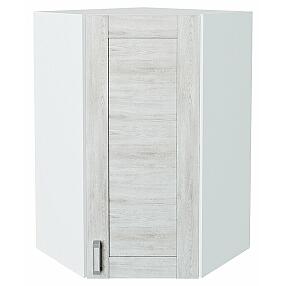 Шкаф верхний угловой Лофт Nordic Oak/Белый 920*600*600
