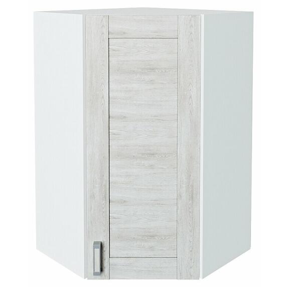 Шкаф верхний угловой Лофт Nordic Oak/Белый 920*600*600