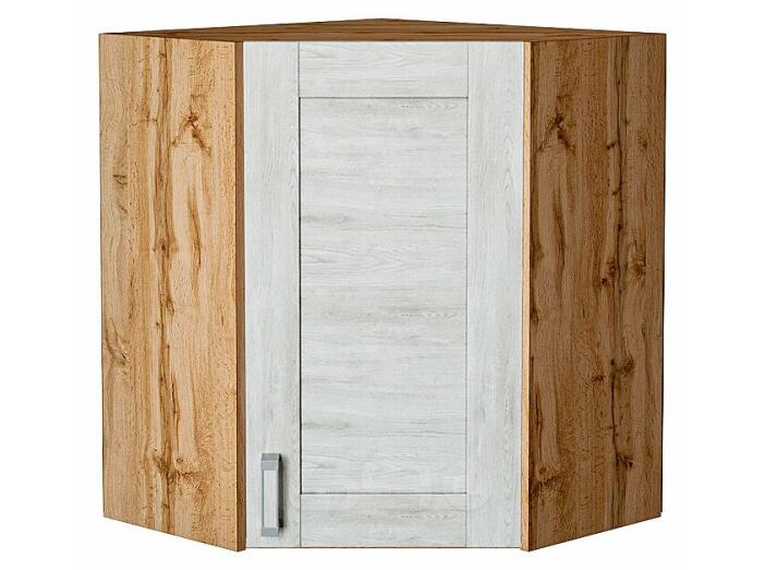 Шкаф верхний угловой Лофт Nordic Oak/Дуб Вотан 716*600*600