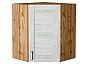 Шкаф верхний угловой Лофт Nordic Oak/Дуб Вотан 716*600*600