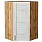 Шкаф верхний угловой Лофт Nordic Oak/Дуб Вотан 920*600*600