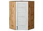 Шкаф верхний угловой Лофт Nordic Oak/Дуб Вотан 920*600*600