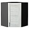 Шкаф верхний угловой Лофт Nordic Oak/Graphite 716*600*600 Шкаф верхний угловой Лофт Nordic Oak/Graphite 716*600*600
