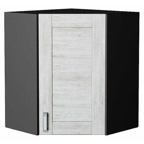 Шкаф верхний угловой Лофт Nordic Oak/Graphite 716*600*600