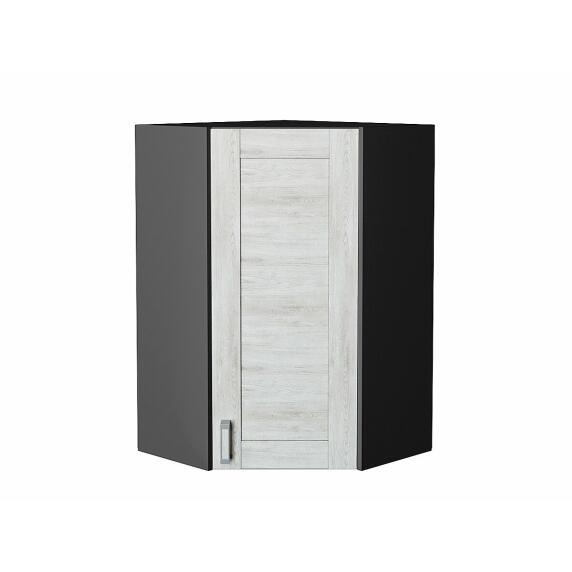Шкаф верхний угловой Лофт Nordic Oak/Graphite 920*600*600