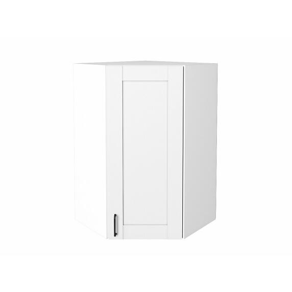 Шкаф верхний угловой Лофт Super White Белый 920*600*600